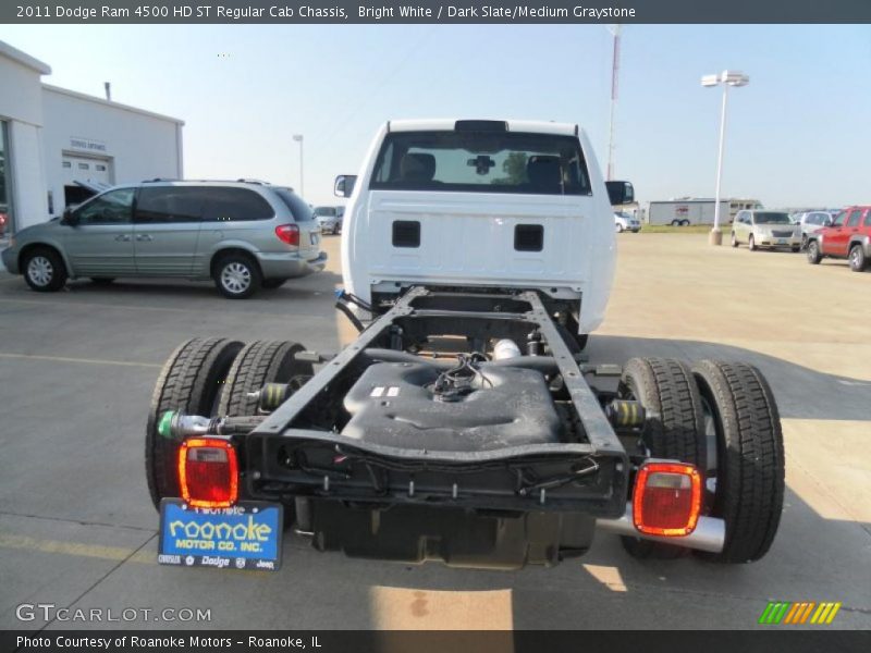Bright White / Dark Slate/Medium Graystone 2011 Dodge Ram 4500 HD ST Regular Cab Chassis