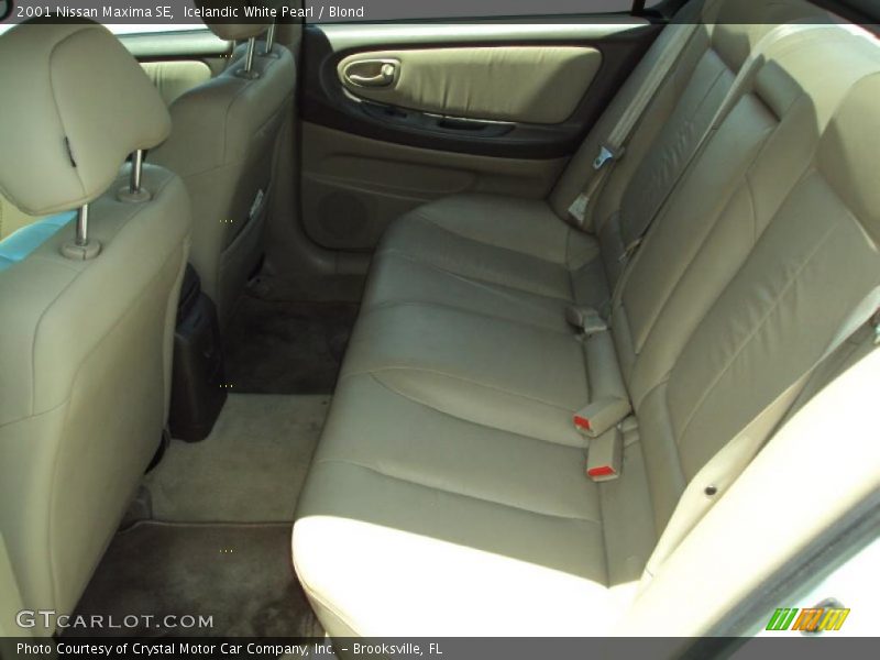 Icelandic White Pearl / Blond 2001 Nissan Maxima SE