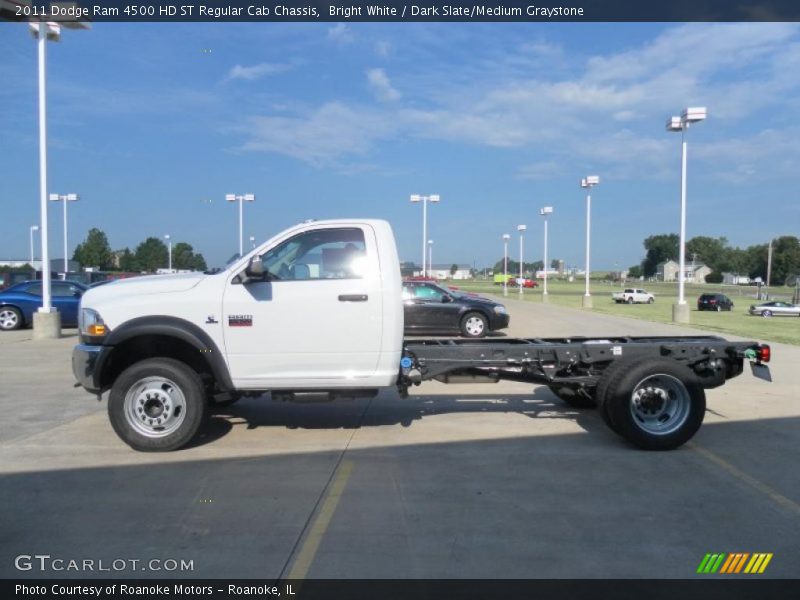 Bright White / Dark Slate/Medium Graystone 2011 Dodge Ram 4500 HD ST Regular Cab Chassis