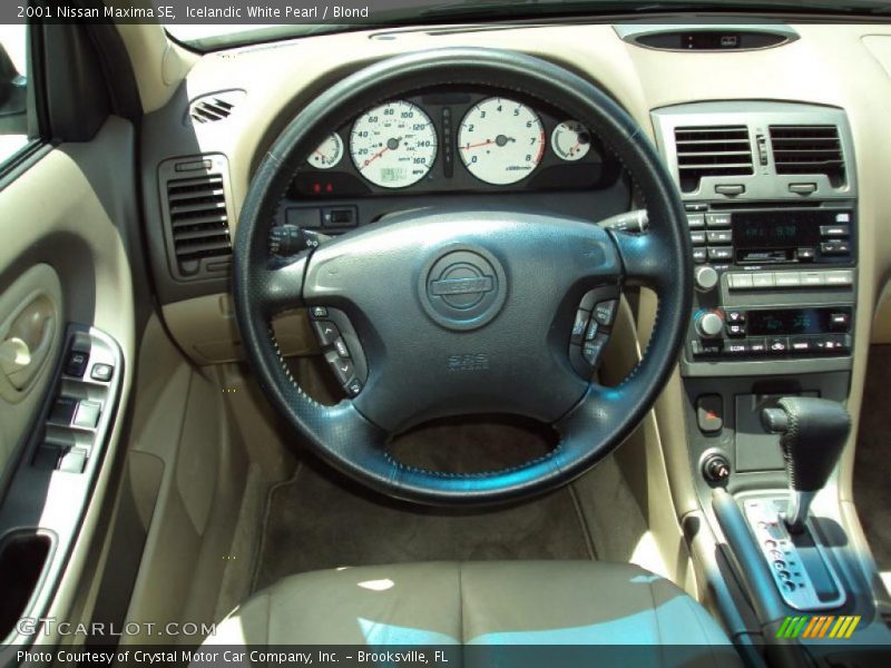 Icelandic White Pearl / Blond 2001 Nissan Maxima SE
