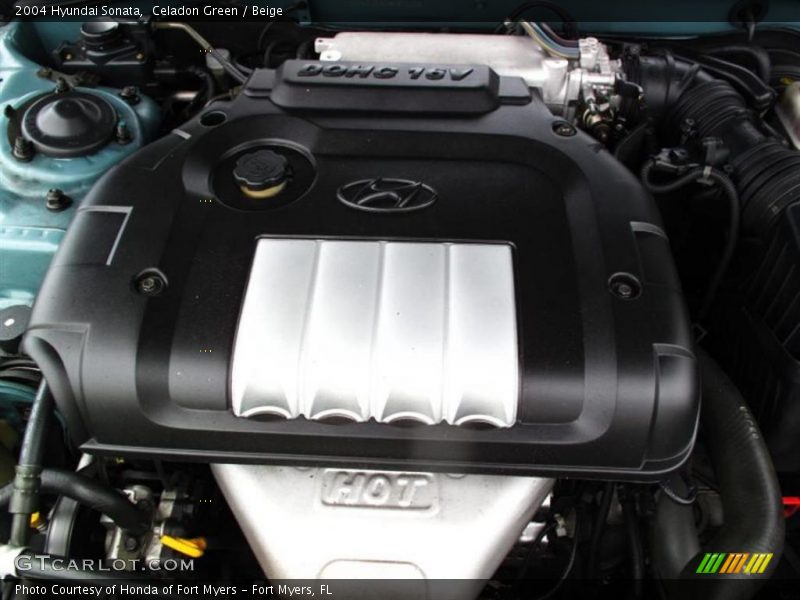 Celadon Green / Beige 2004 Hyundai Sonata