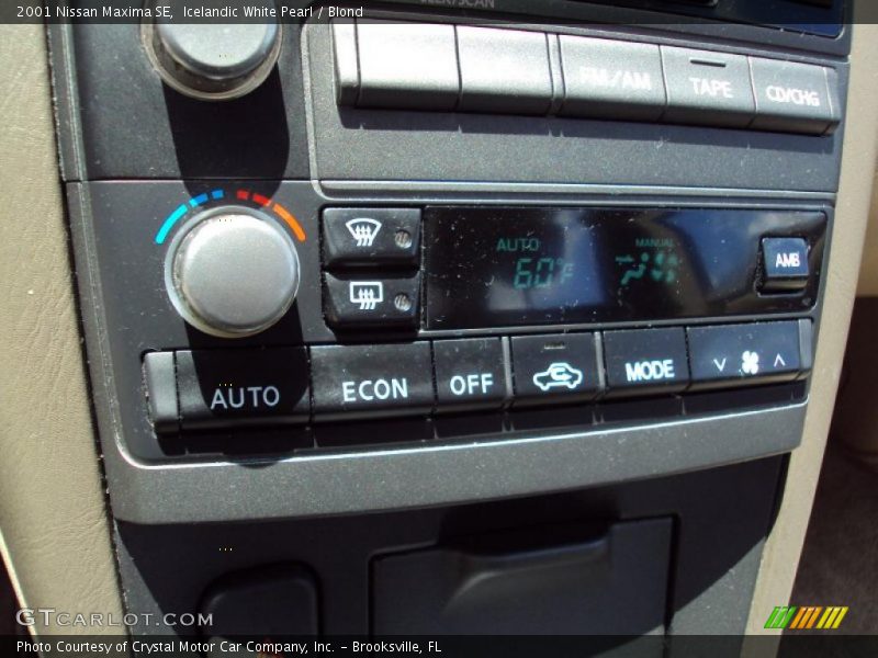 Icelandic White Pearl / Blond 2001 Nissan Maxima SE