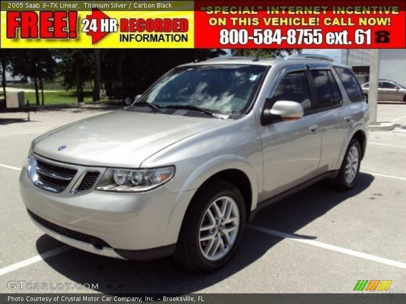 Titanium Silver / Carbon Black 2005 Saab 9-7X Linear