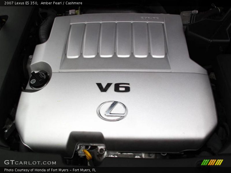 Amber Pearl / Cashmere 2007 Lexus ES 350