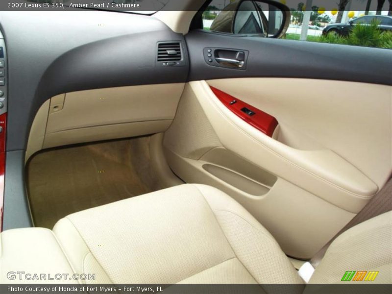 Amber Pearl / Cashmere 2007 Lexus ES 350
