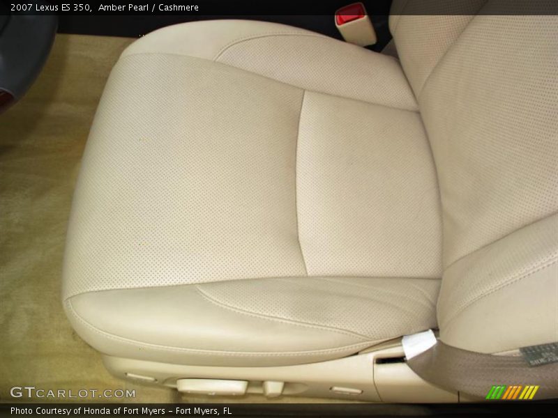 Amber Pearl / Cashmere 2007 Lexus ES 350
