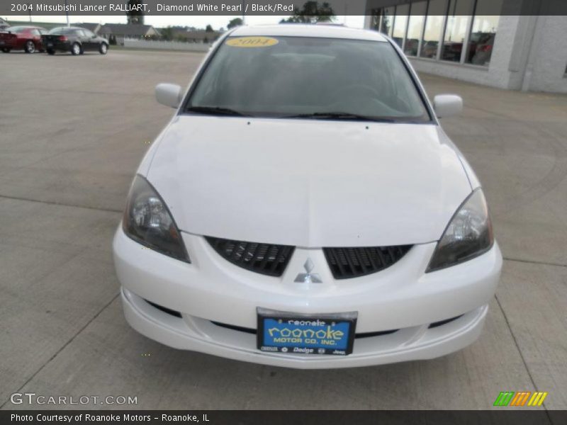 Diamond White Pearl / Black/Red 2004 Mitsubishi Lancer RALLIART