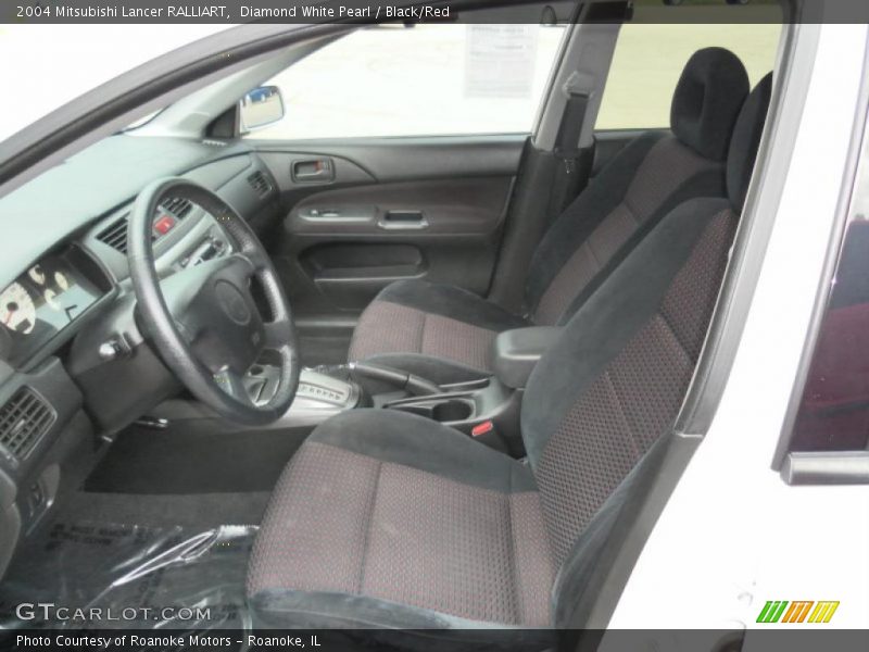 Diamond White Pearl / Black/Red 2004 Mitsubishi Lancer RALLIART