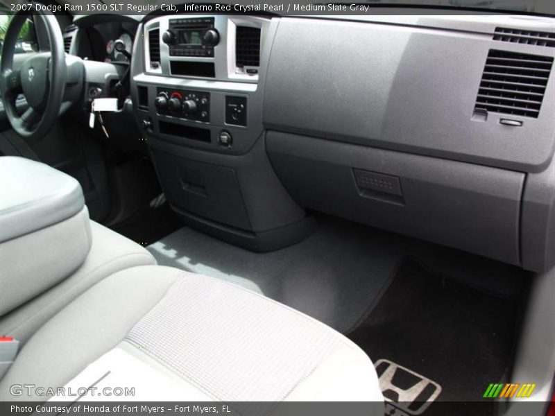 Inferno Red Crystal Pearl / Medium Slate Gray 2007 Dodge Ram 1500 SLT Regular Cab