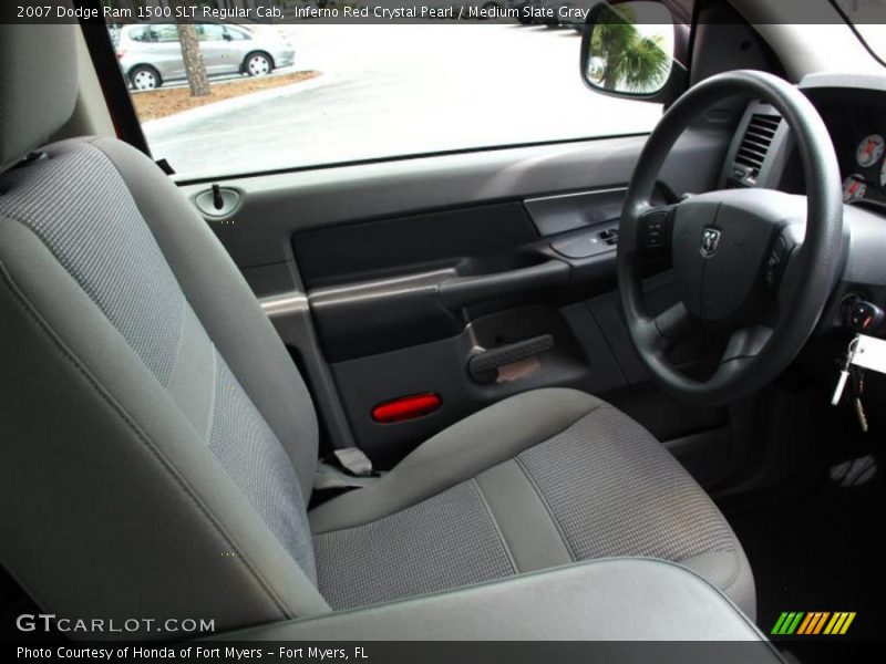 Inferno Red Crystal Pearl / Medium Slate Gray 2007 Dodge Ram 1500 SLT Regular Cab