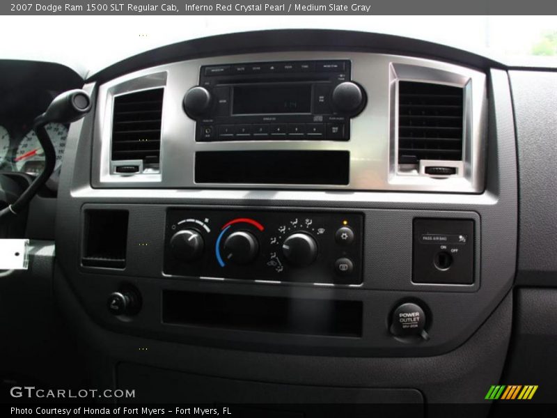 Inferno Red Crystal Pearl / Medium Slate Gray 2007 Dodge Ram 1500 SLT Regular Cab