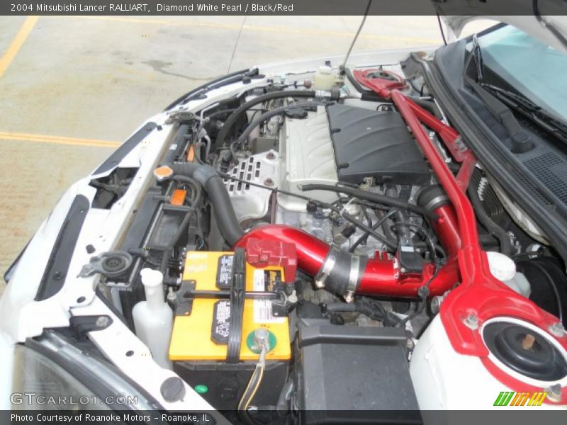 Diamond White Pearl / Black/Red 2004 Mitsubishi Lancer RALLIART