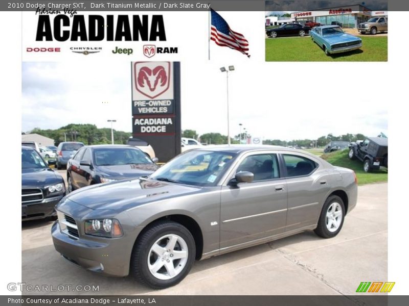 Dark Titanium Metallic / Dark Slate Gray 2010 Dodge Charger SXT