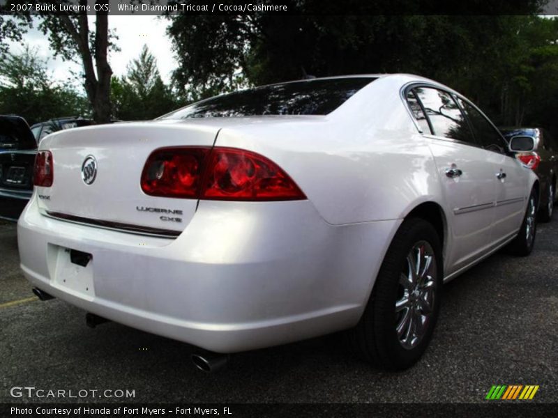 White Diamond Tricoat / Cocoa/Cashmere 2007 Buick Lucerne CXS