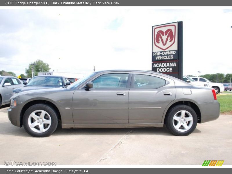 Dark Titanium Metallic / Dark Slate Gray 2010 Dodge Charger SXT