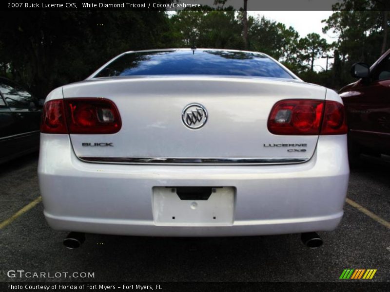 White Diamond Tricoat / Cocoa/Cashmere 2007 Buick Lucerne CXS