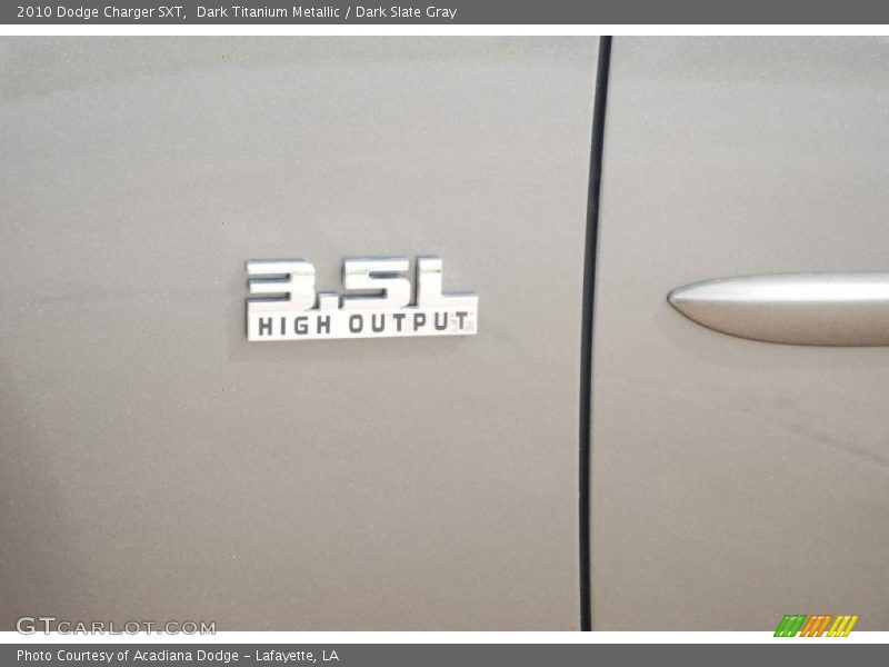 Dark Titanium Metallic / Dark Slate Gray 2010 Dodge Charger SXT