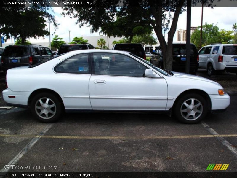 Frost White / Gray 1994 Honda Accord EX Coupe