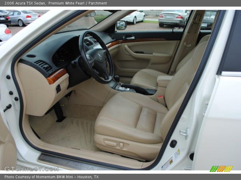 Premium White Pearl / Parchment 2006 Acura TSX Sedan
