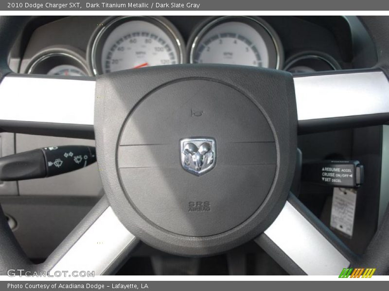 Dark Titanium Metallic / Dark Slate Gray 2010 Dodge Charger SXT