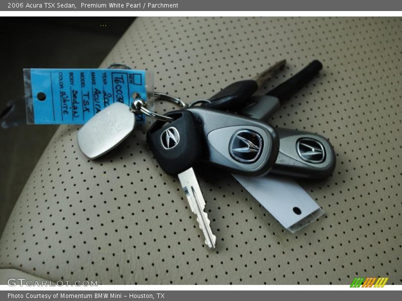 Premium White Pearl / Parchment 2006 Acura TSX Sedan