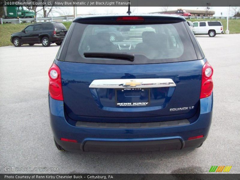 Navy Blue Metallic / Jet Black/Light Titanium 2010 Chevrolet Equinox LS
