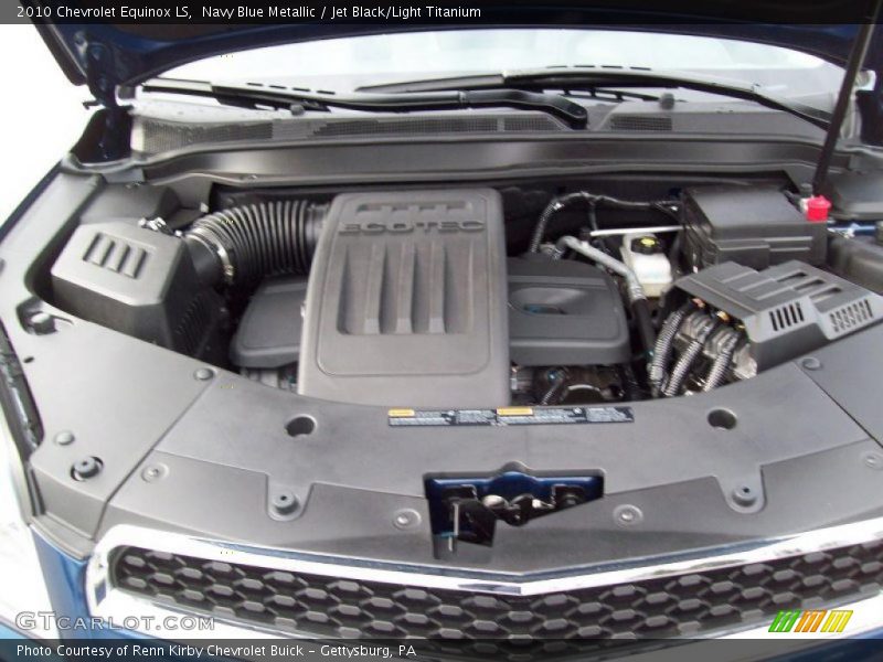 Navy Blue Metallic / Jet Black/Light Titanium 2010 Chevrolet Equinox LS