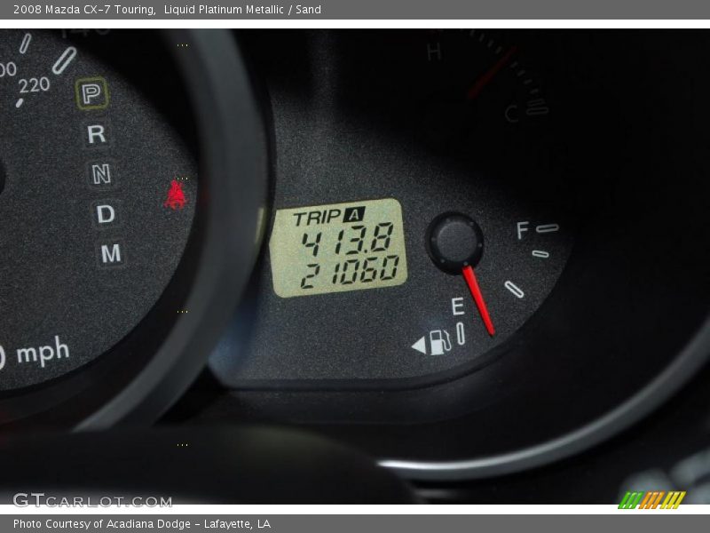 Liquid Platinum Metallic / Sand 2008 Mazda CX-7 Touring