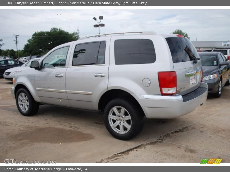 Bright Silver Metallic / Dark Slate Gray/Light Slate Gray 2008 Chrysler Aspen Limited