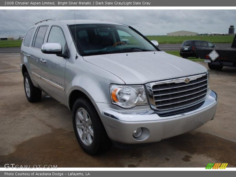 Bright Silver Metallic / Dark Slate Gray/Light Slate Gray 2008 Chrysler Aspen Limited