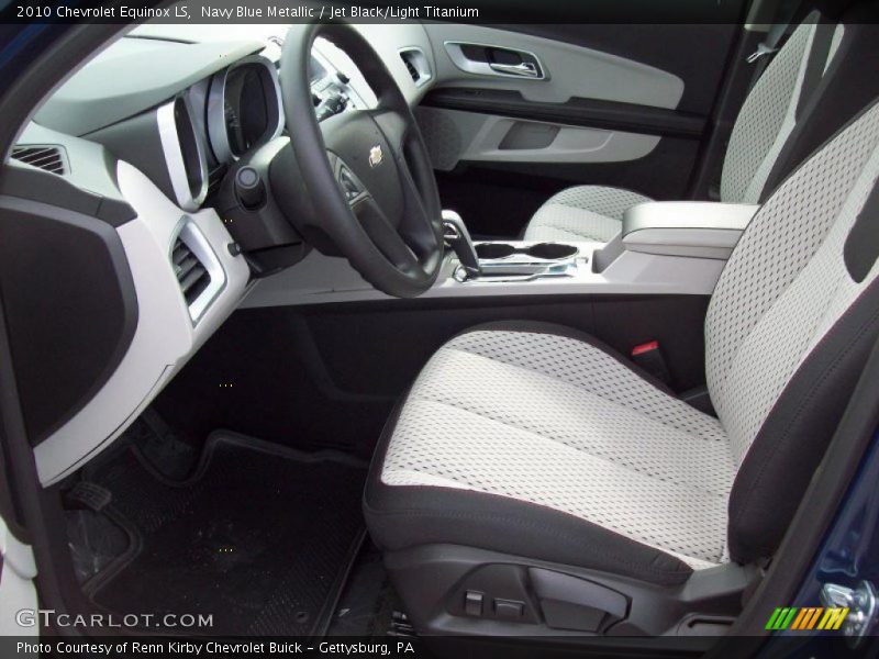 Navy Blue Metallic / Jet Black/Light Titanium 2010 Chevrolet Equinox LS