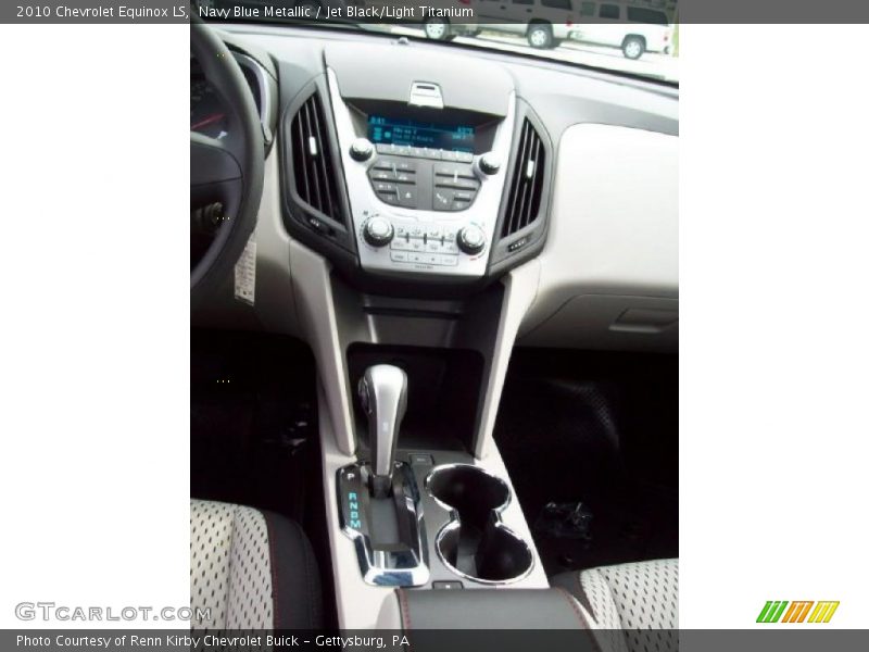 Navy Blue Metallic / Jet Black/Light Titanium 2010 Chevrolet Equinox LS