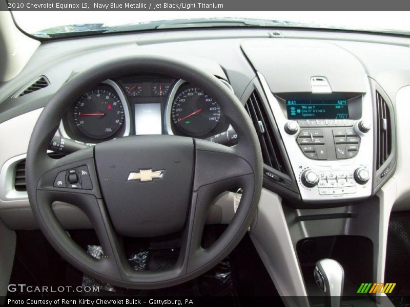 Navy Blue Metallic / Jet Black/Light Titanium 2010 Chevrolet Equinox LS