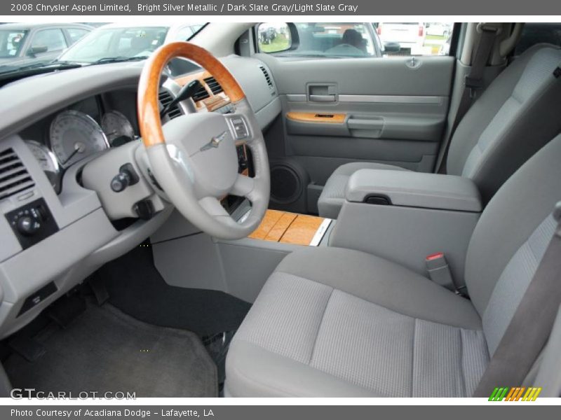 Bright Silver Metallic / Dark Slate Gray/Light Slate Gray 2008 Chrysler Aspen Limited