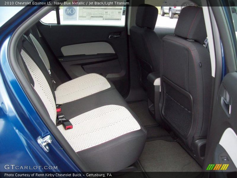Navy Blue Metallic / Jet Black/Light Titanium 2010 Chevrolet Equinox LS