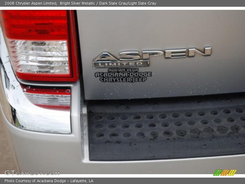 Bright Silver Metallic / Dark Slate Gray/Light Slate Gray 2008 Chrysler Aspen Limited
