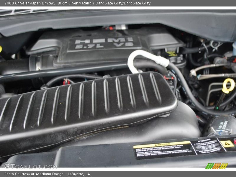 Bright Silver Metallic / Dark Slate Gray/Light Slate Gray 2008 Chrysler Aspen Limited