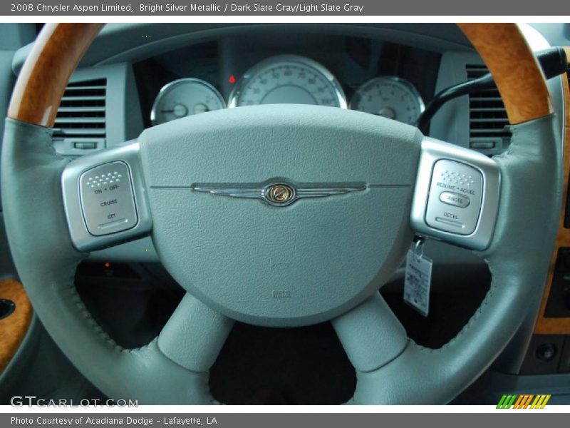 Bright Silver Metallic / Dark Slate Gray/Light Slate Gray 2008 Chrysler Aspen Limited