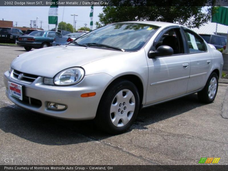 Bright Silver Metallic / Dark Slate Gray 2002 Dodge Neon SXT