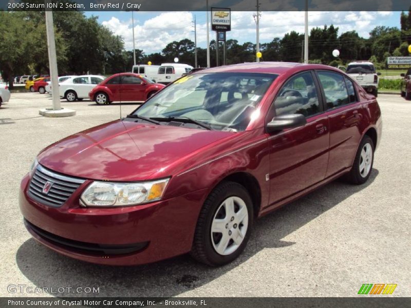 Berry Red / Gray 2006 Saturn ION 2 Sedan