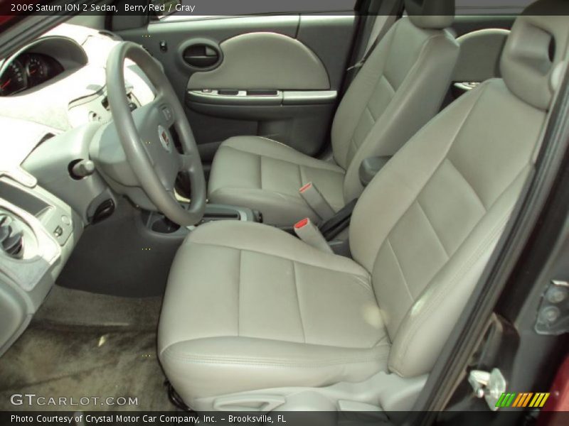 Berry Red / Gray 2006 Saturn ION 2 Sedan