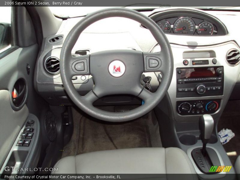 Berry Red / Gray 2006 Saturn ION 2 Sedan