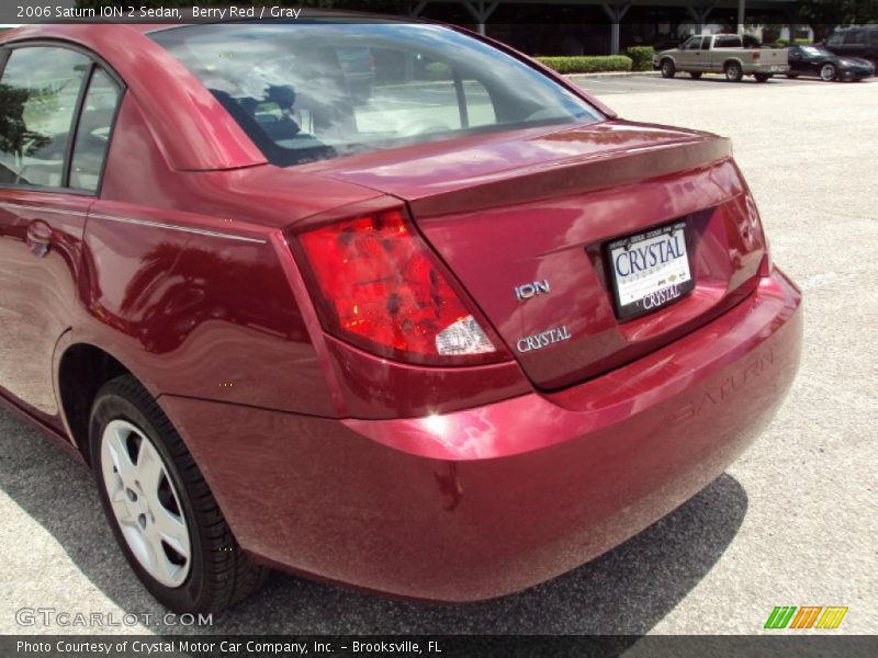 Berry Red / Gray 2006 Saturn ION 2 Sedan