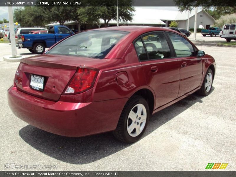 Berry Red / Gray 2006 Saturn ION 2 Sedan