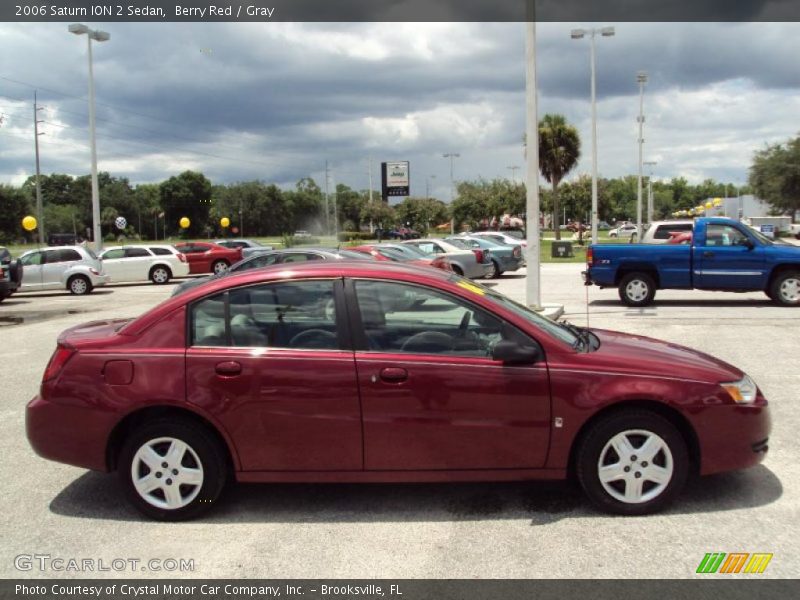Berry Red / Gray 2006 Saturn ION 2 Sedan