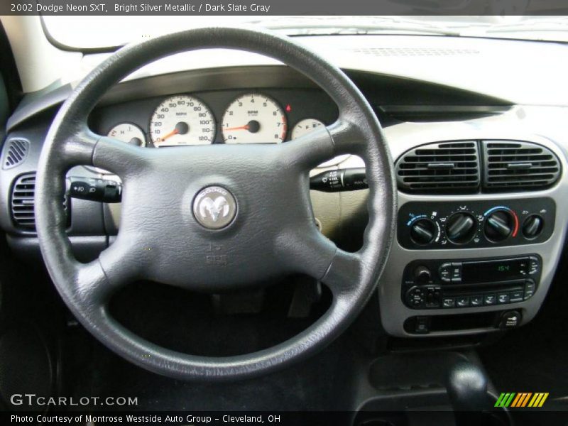 Bright Silver Metallic / Dark Slate Gray 2002 Dodge Neon SXT