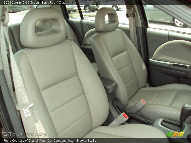 Berry Red / Gray 2006 Saturn ION 2 Sedan