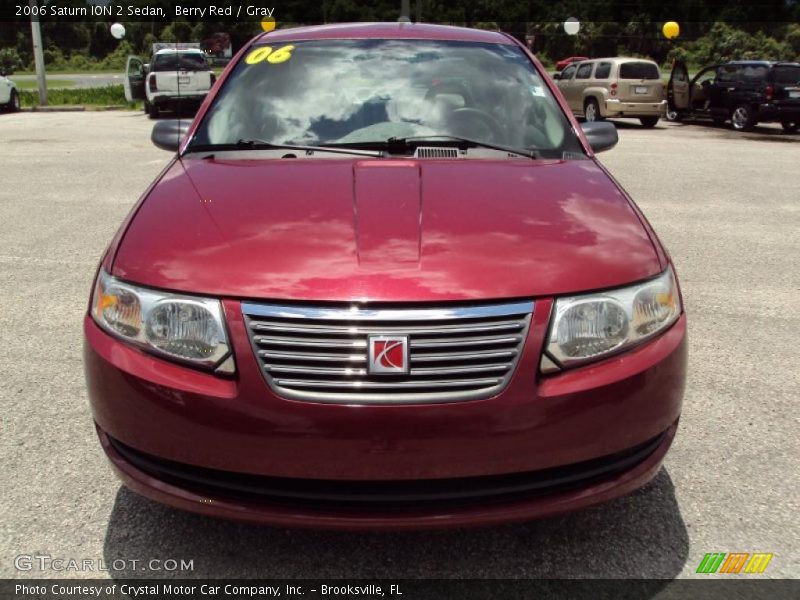 Berry Red / Gray 2006 Saturn ION 2 Sedan