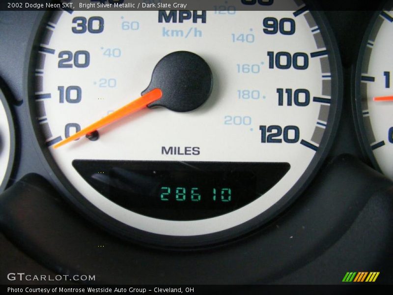 Bright Silver Metallic / Dark Slate Gray 2002 Dodge Neon SXT