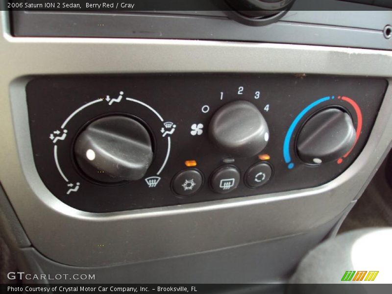 Berry Red / Gray 2006 Saturn ION 2 Sedan